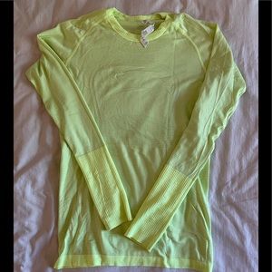 Lululemon yellow long sleeve